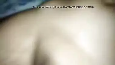 Telugu legal age teenager boob engulfing by her lover MMS episode